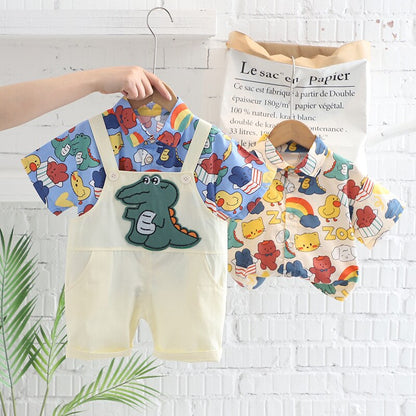 Children's Alligator Colorful Bib Set