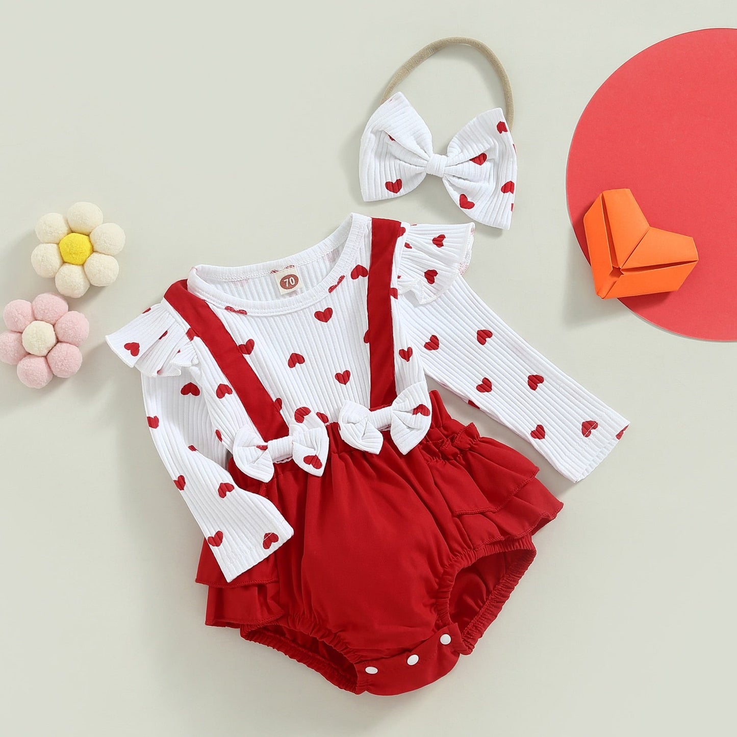 Children's Bodysuit Hearts