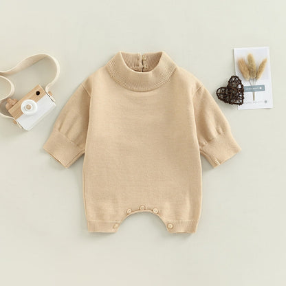 Beige and Brown Children's Jumpsuit