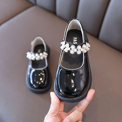 Shoe Polished With Pearls