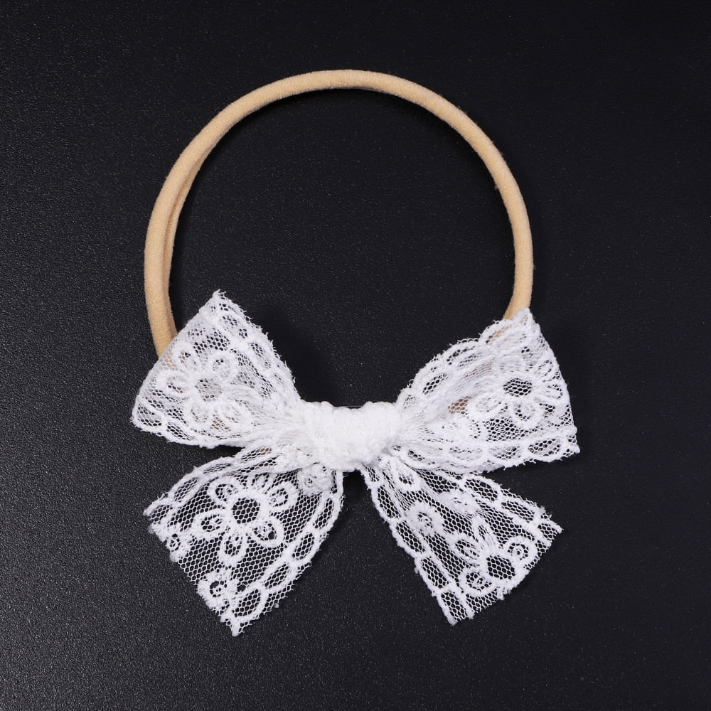 1 Pcs Lace Kids Bows Headbands