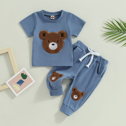 Baby Boy basic set with bear