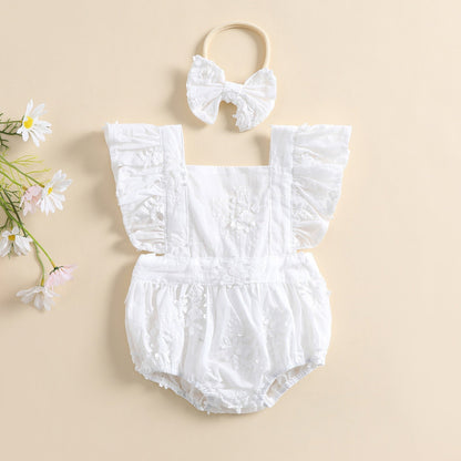 Children's Bodysuit Floral + Sash