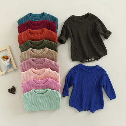 Children's Bodysuit Colors Knitting