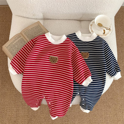 Bear Striped Children's Jumpsuit