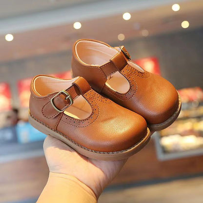 Non-slip Soled Leather Shoes