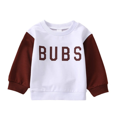 Brown and White Children's Sweatshirt