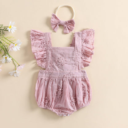 Children's Bodysuit Floral + Sash