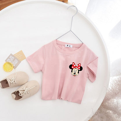 Cartoon Minnie Short Sleeve T-Shirt