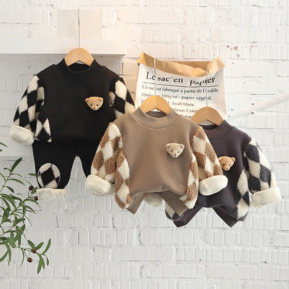 Bear Children's Sweatshirt Set