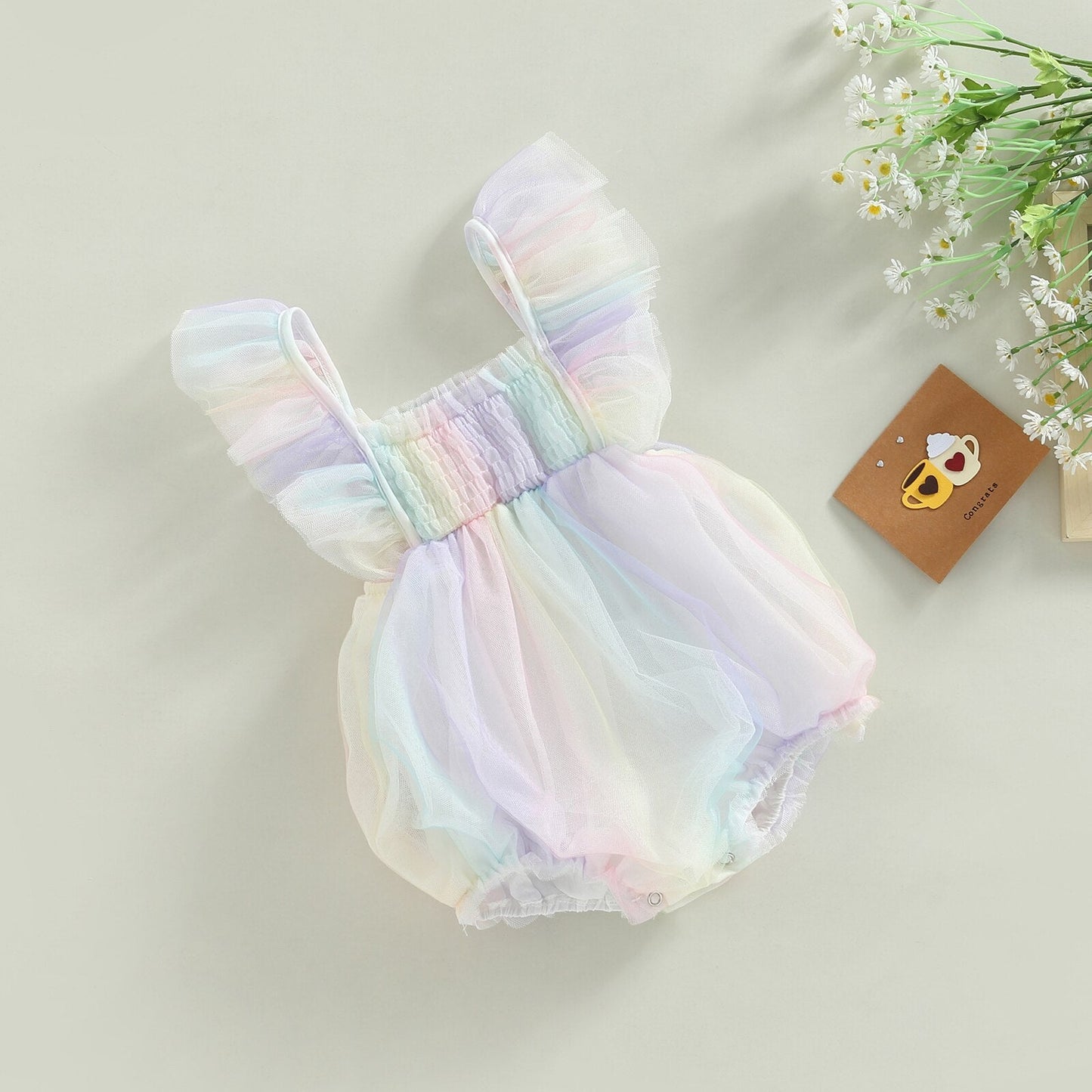 Children's Bodysuit Colored Tulle