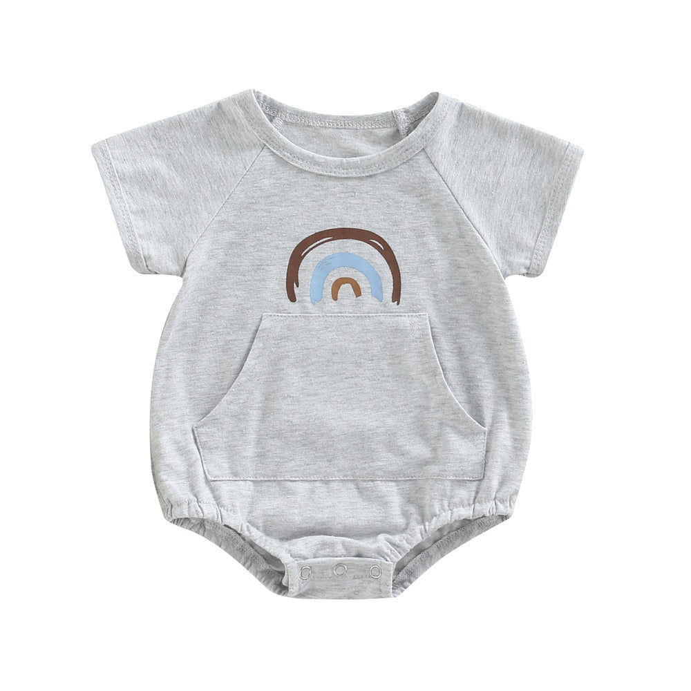 Children's Bodysuit Rainbow Pockets