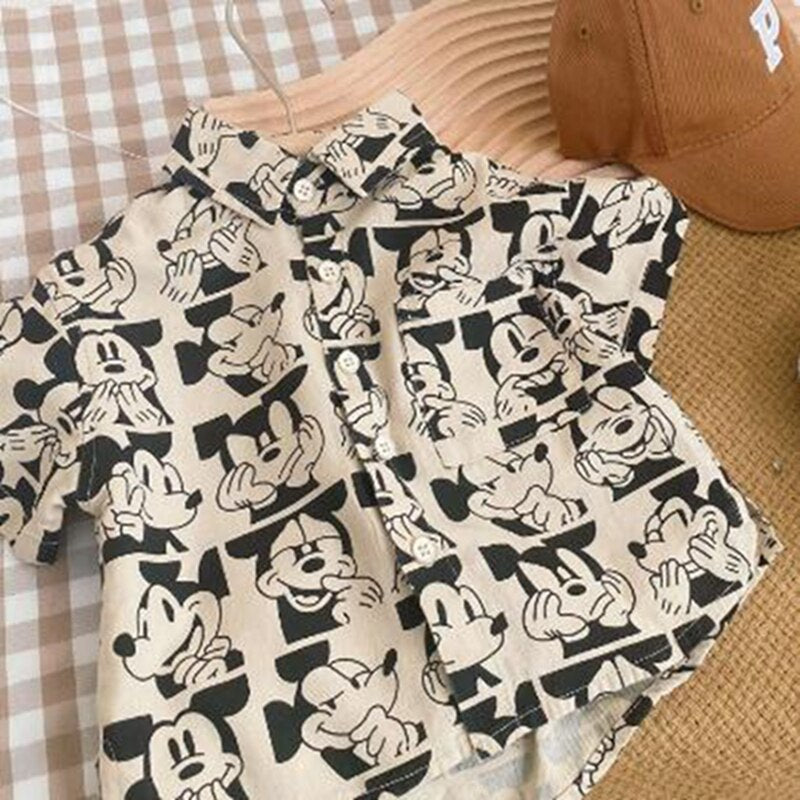 Cartoon Mickey Long Sleeve Shirt