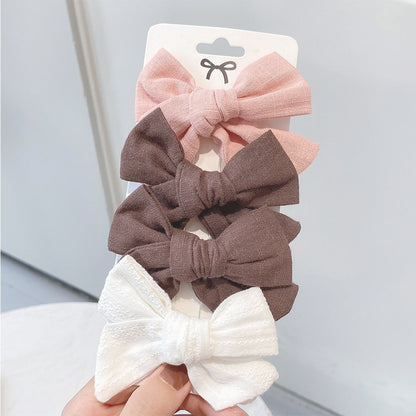 4Pcs/set Emily Hair Bows Clips