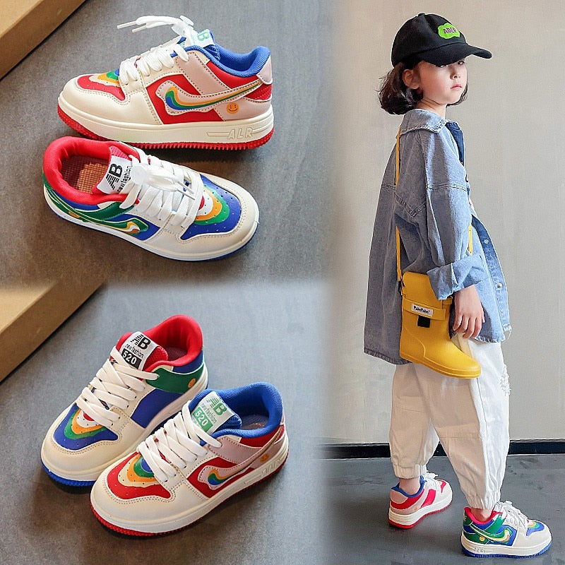 Children's Sneakers Colored Sports