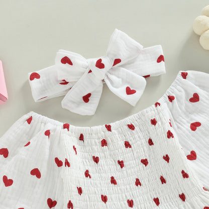 Children's Bodysuit Hearts