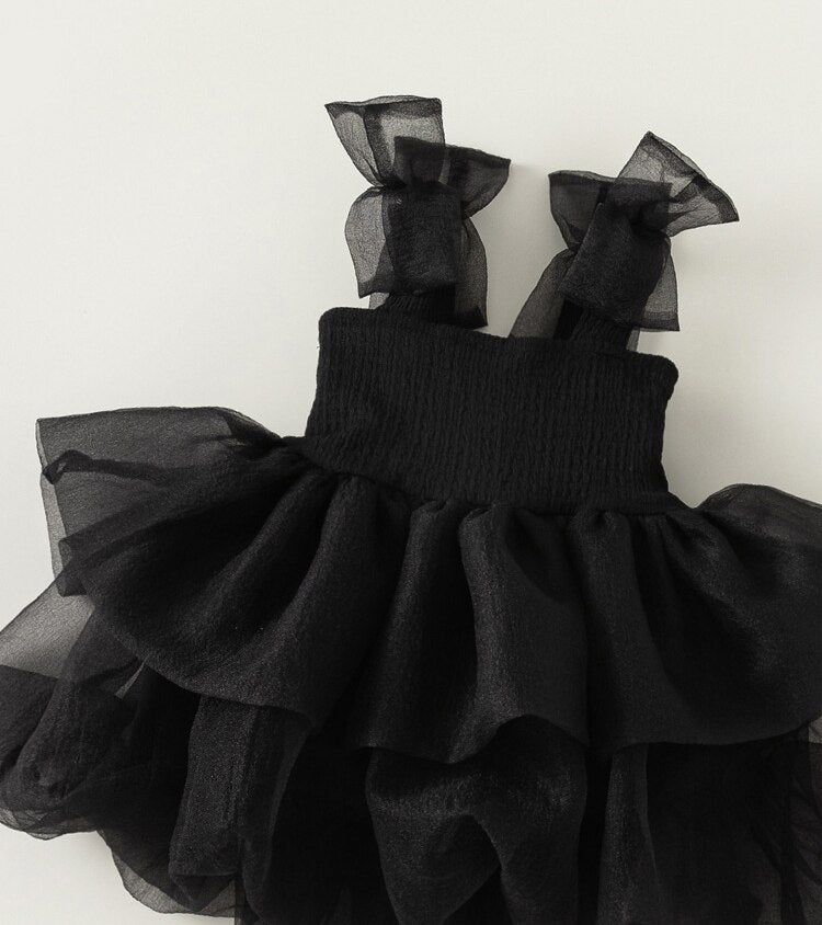 Elastic and Tulle Children's Dress