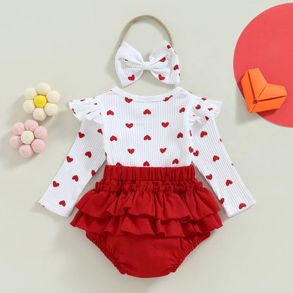 Children's Bodysuit Hearts