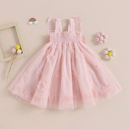 Butterfly Wing Mesh Tulle Dress