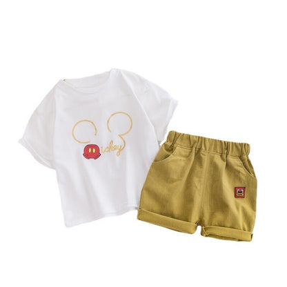 Baby Boys Clothing Sets Short Sleeve Shorts 2Pcs Set For Kids Summer Children's