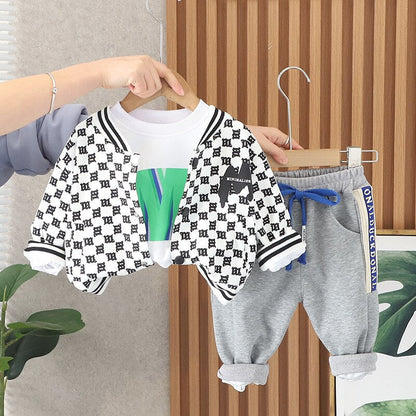 Children's Baseball Sweatshirt Set