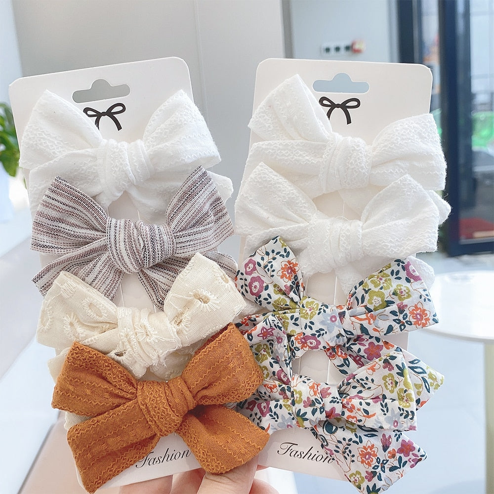 4Pcs/set Emily Hair Bows Clips