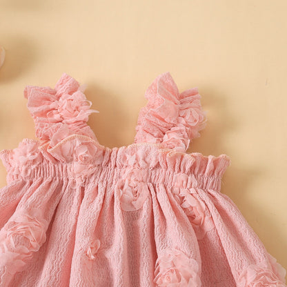 Flower Pleated Dress