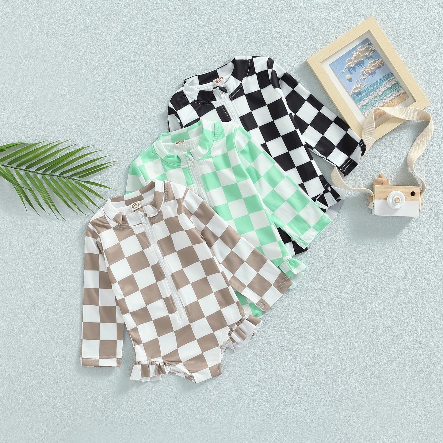 Children's Bodysuit  Checkered