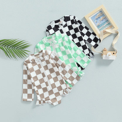 Children's Bodysuit  Checkered