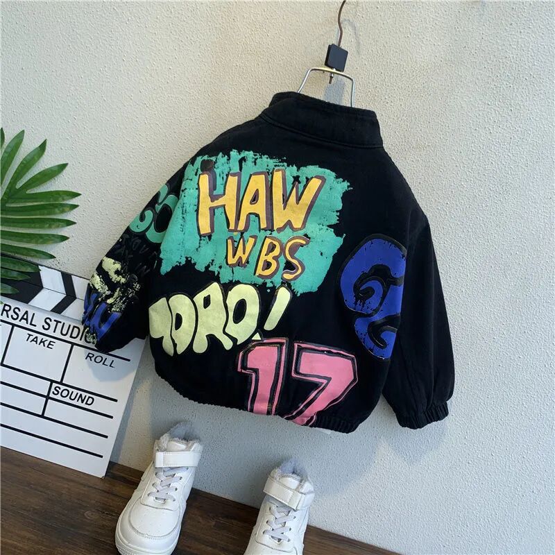 Boys Denim Jacket Spring and Autumn New Children Jacket Baby Casual Tops