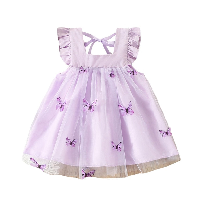 Butterfly  Tulle Dress