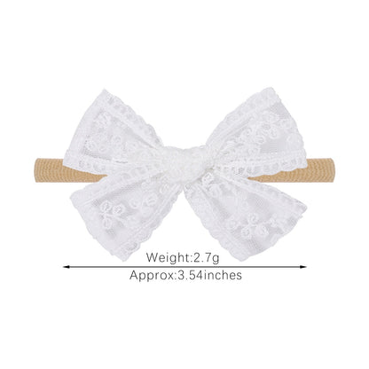 1 Pcs Lace Kids Bows Headbands