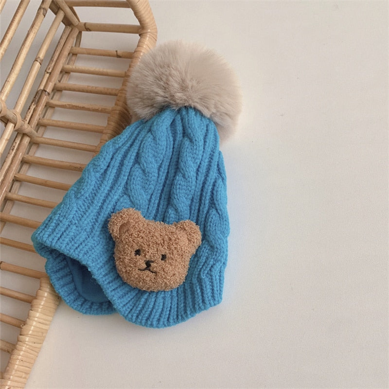 Children's Cap Teddy Bear