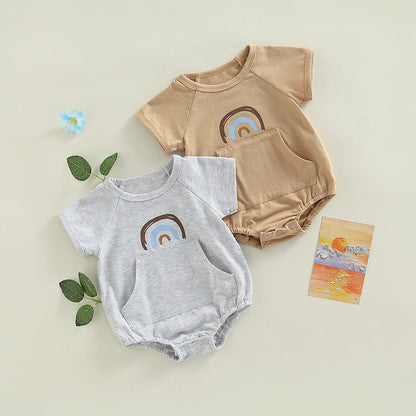 Children's Bodysuit Rainbow Pockets