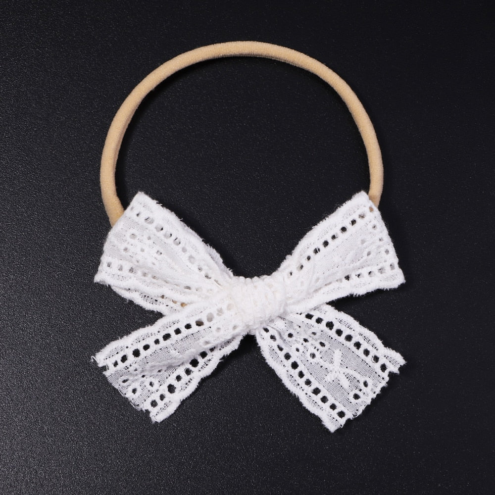 1 Pcs Lace Kids Bows Headbands