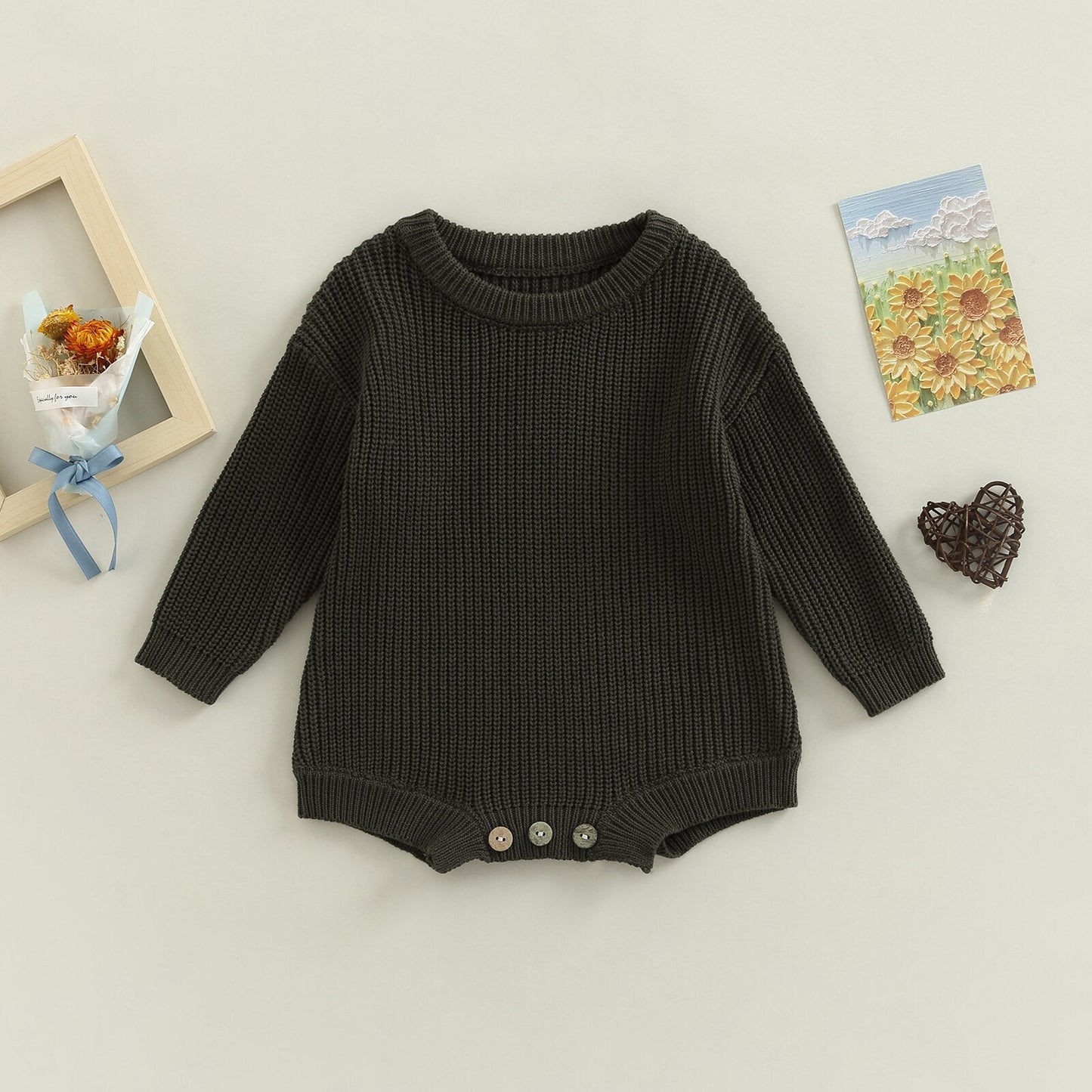 Children's Bodysuit Colors Knitting