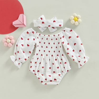 Children's Bodysuit Hearts