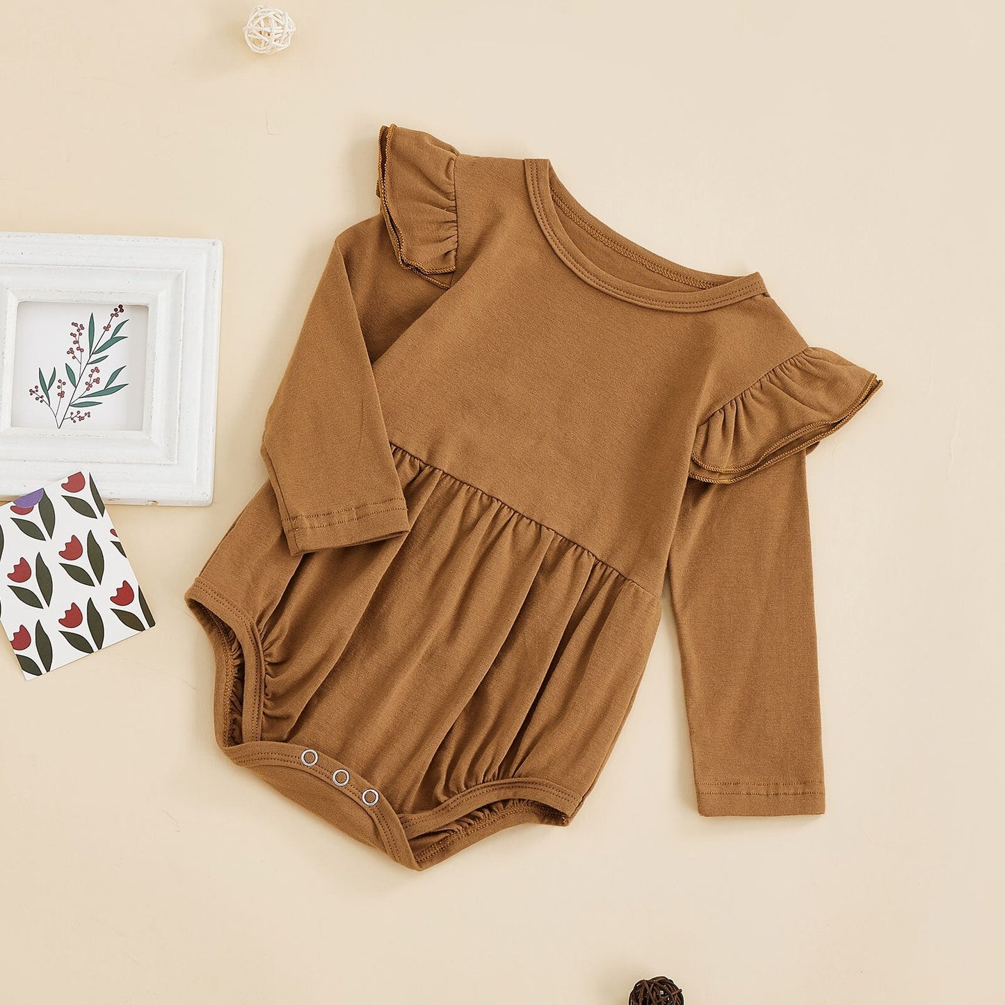 Brown Children's Bodysuit