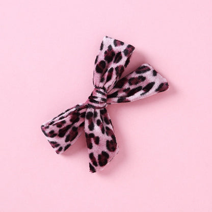 Animal Print Bow