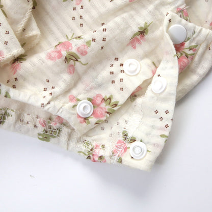 Children's Bodysuit Ruffles Flowers