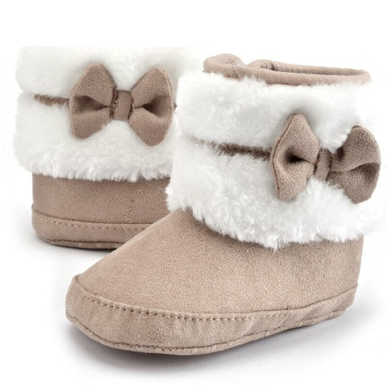 Bow and Fur Boot