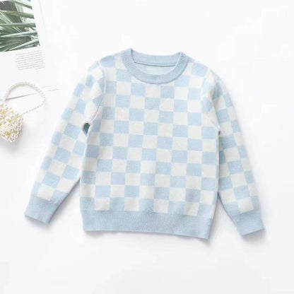 Checkerboard Chess Children's Blouse