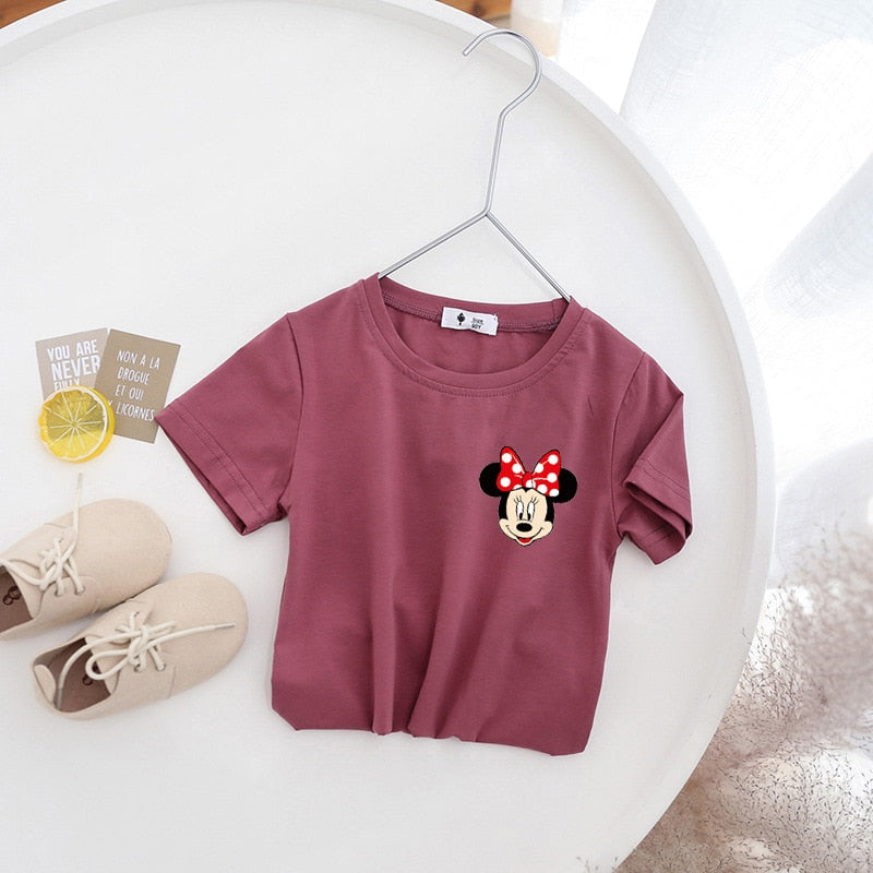 Cartoon Minnie Short Sleeve T-Shirt