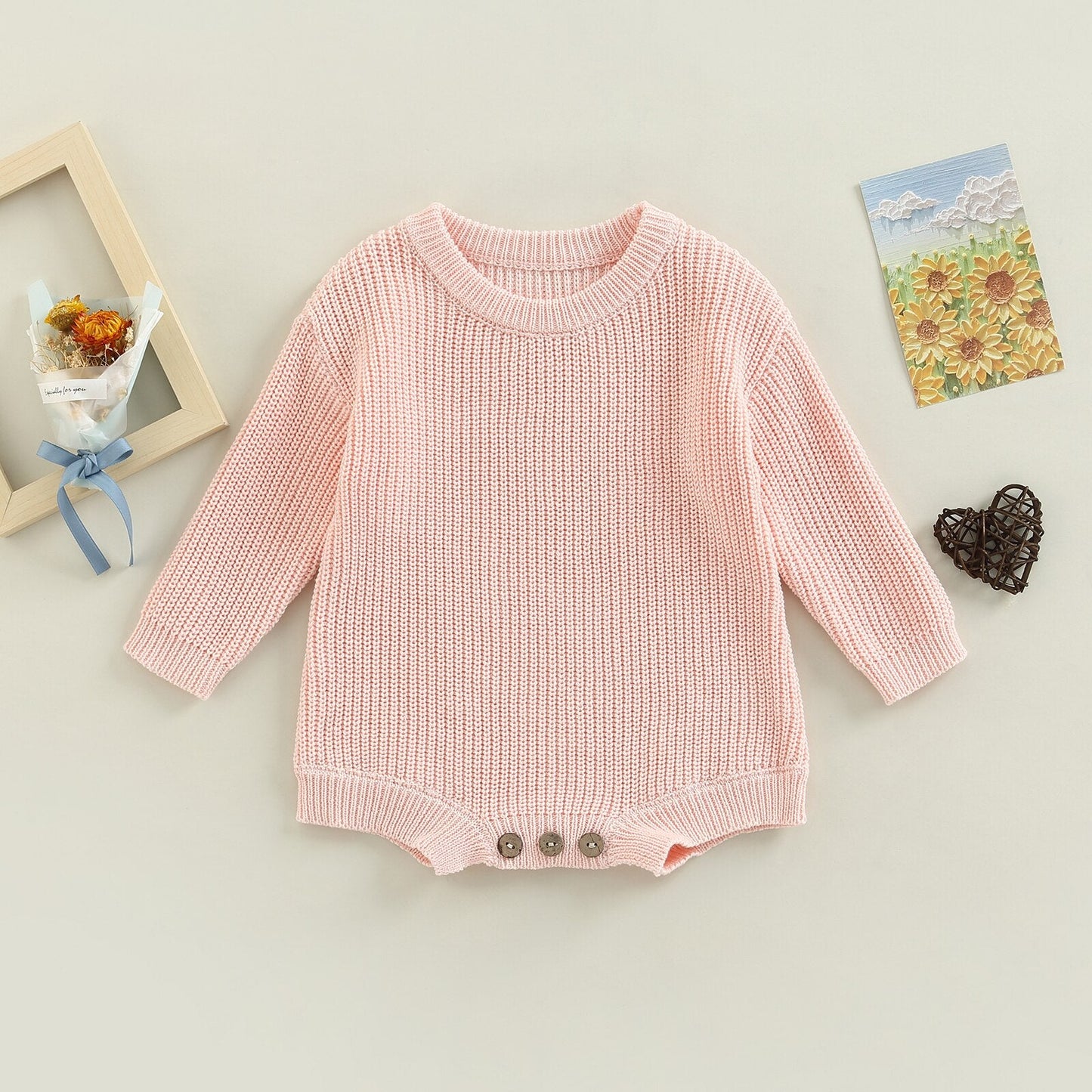 Children's Bodysuit Colors Knitting