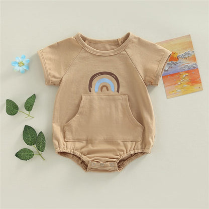 Children's Bodysuit Rainbow Pockets