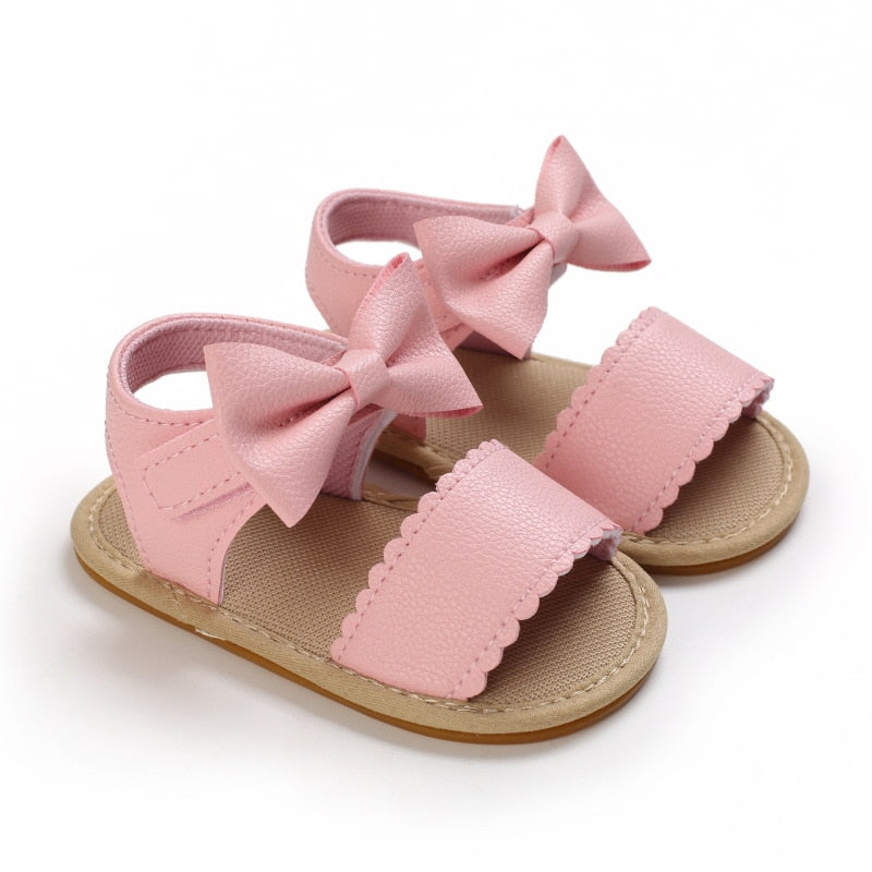 Bow and Velcro Sandal