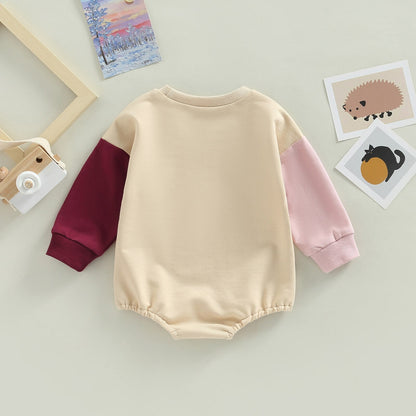 Children's Bodysuit Colored Sleeve