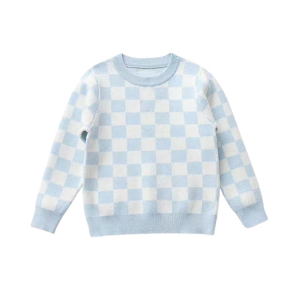 Checkerboard Chess Children's Blouse