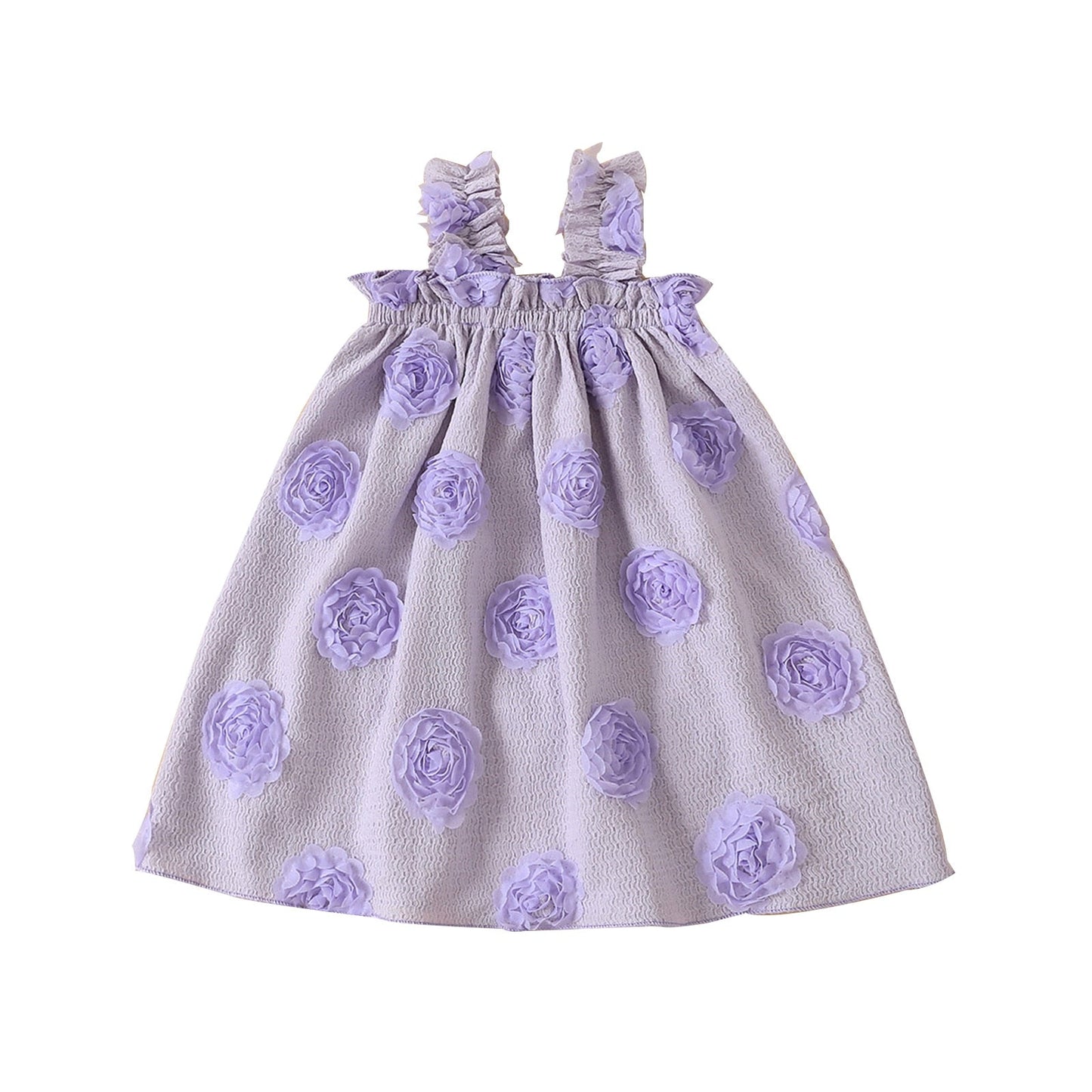 Flower Pleated Dress