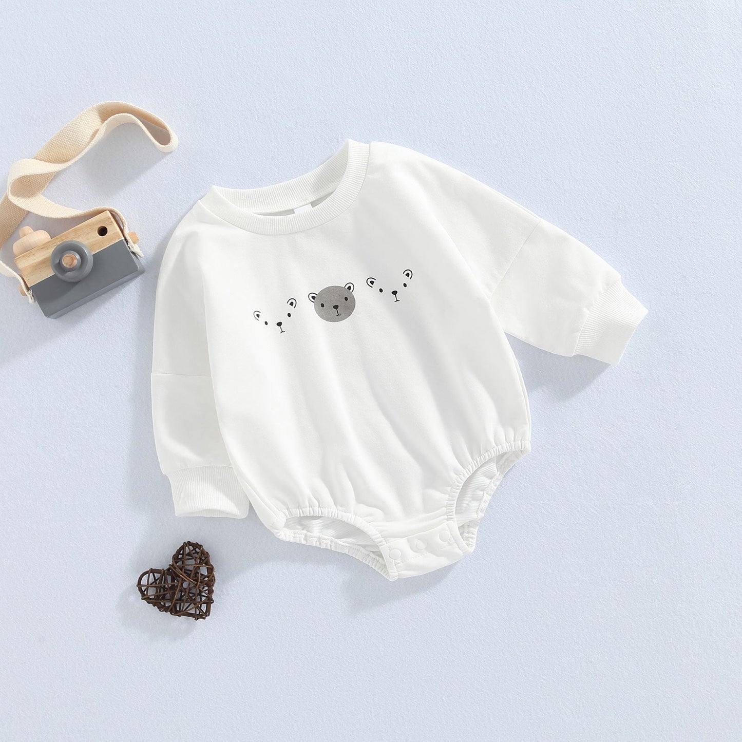 Baby Bodysuit Teddy Bear